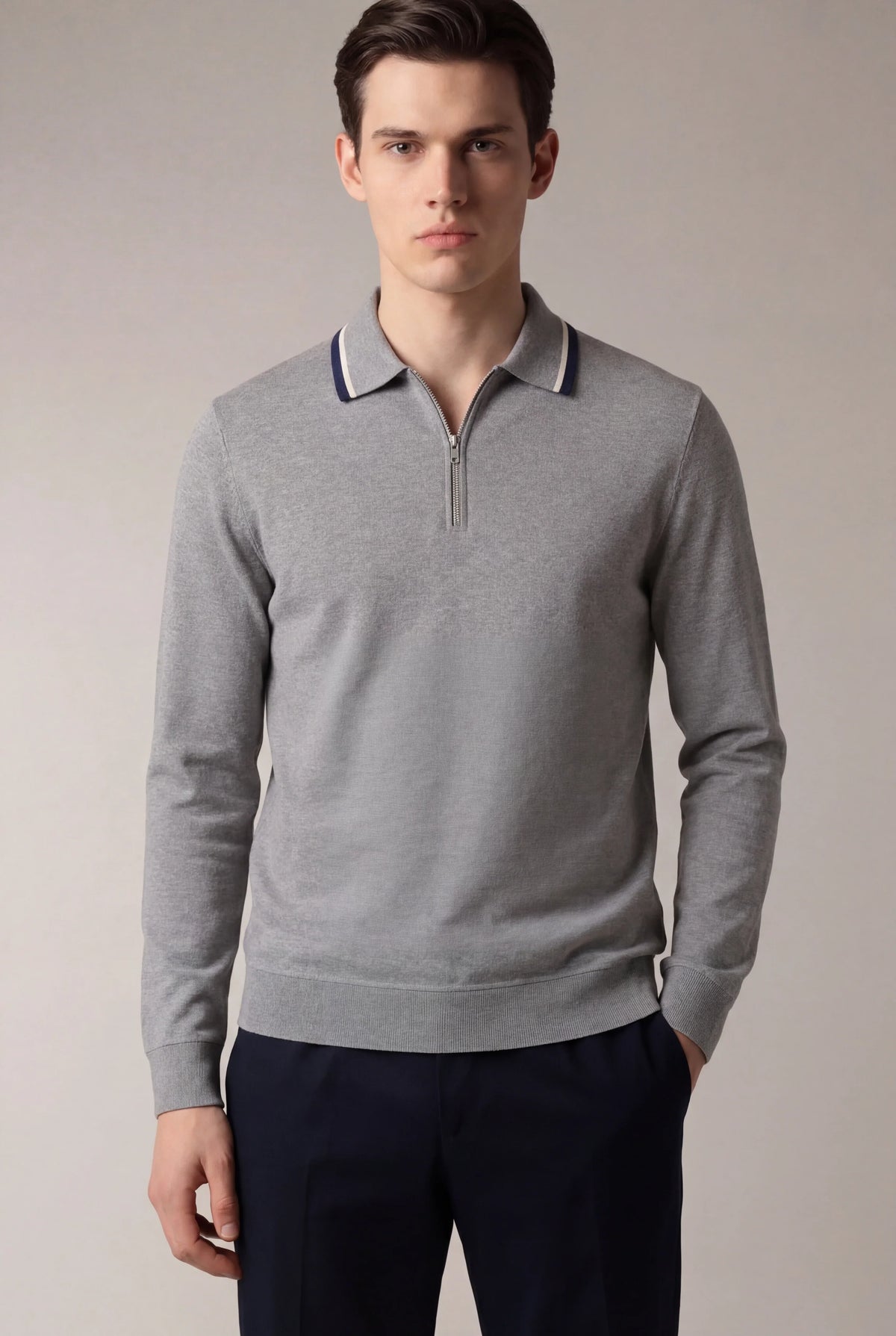 Polo City gris extrafin