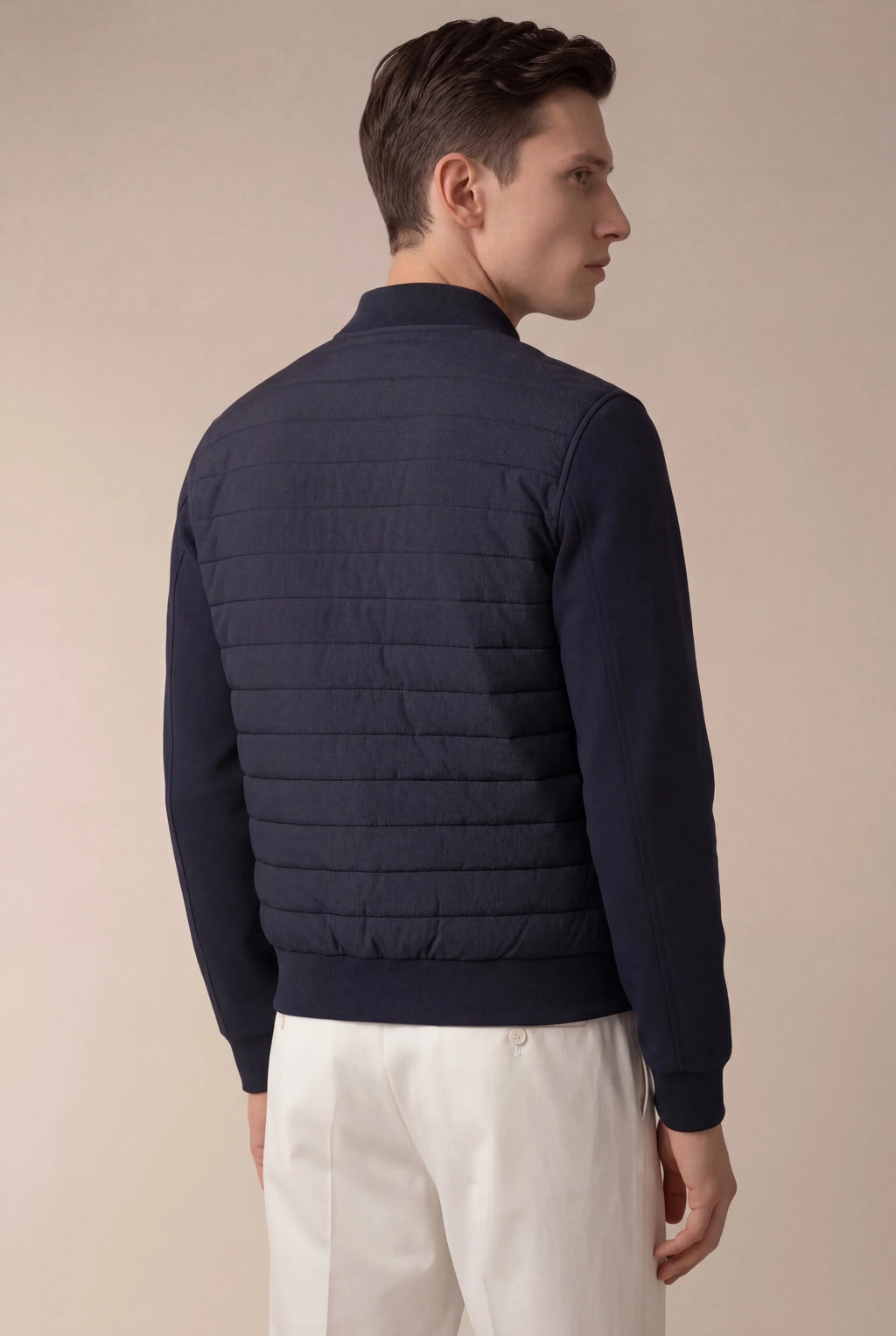 Veste matelassée urbaine bleu marine