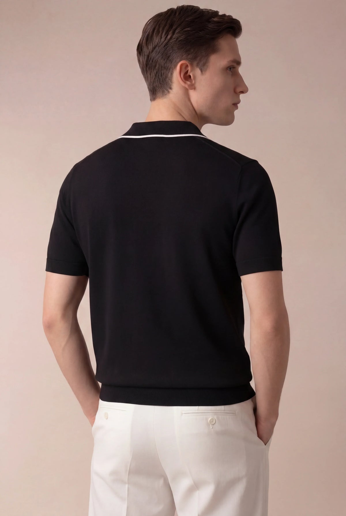 Polo Black Buttonless