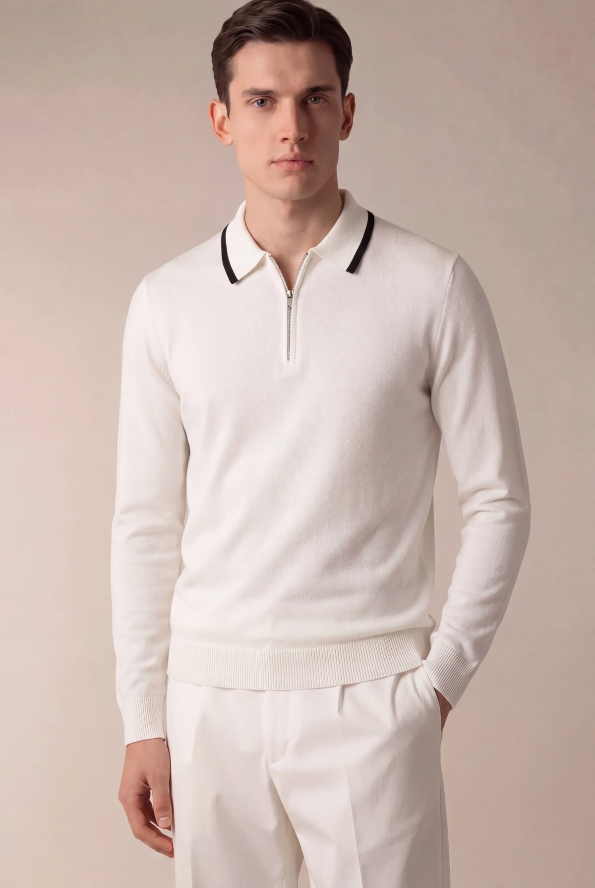 Polo City blanc extrafin
