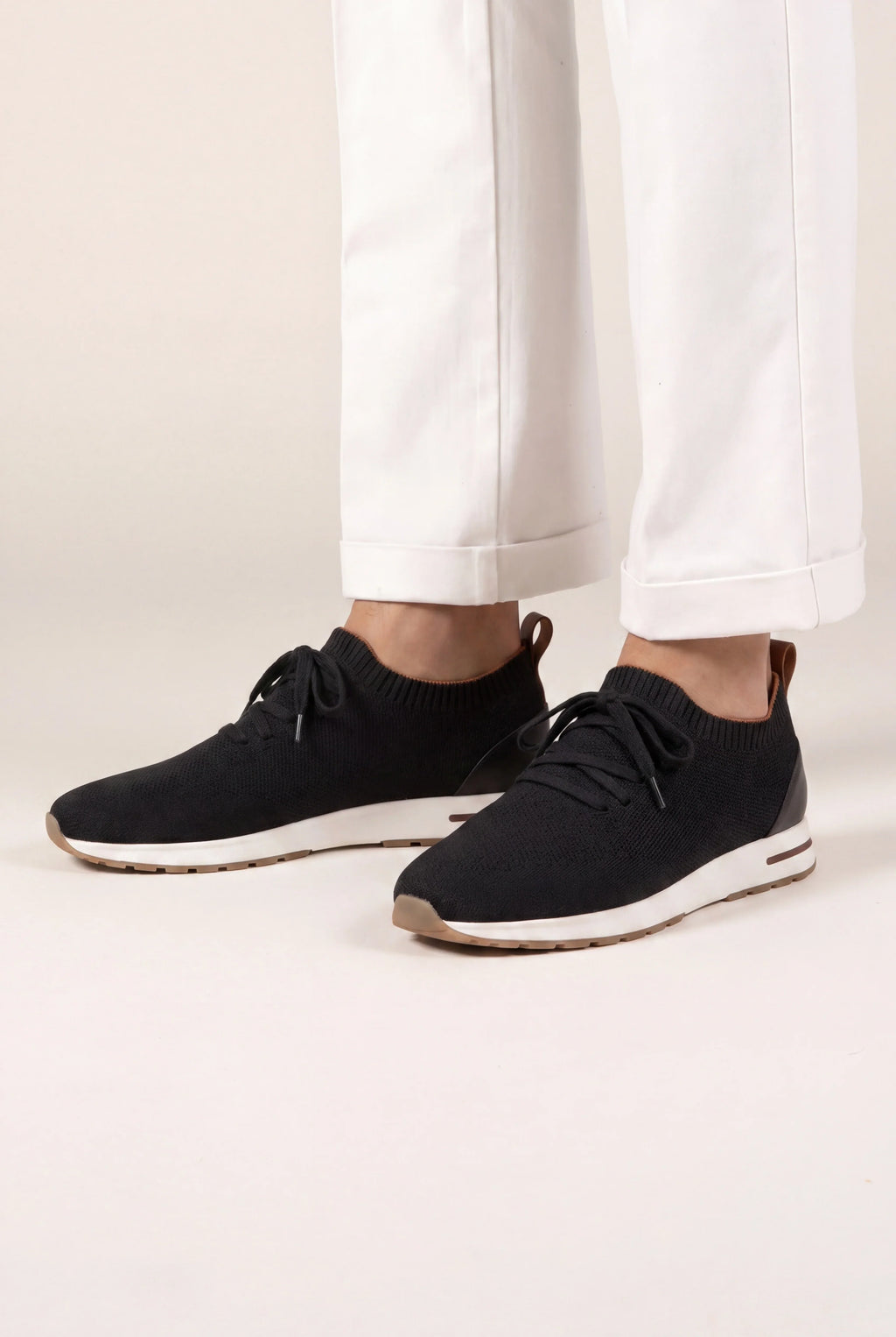 Light Black Active Knit Sneaker