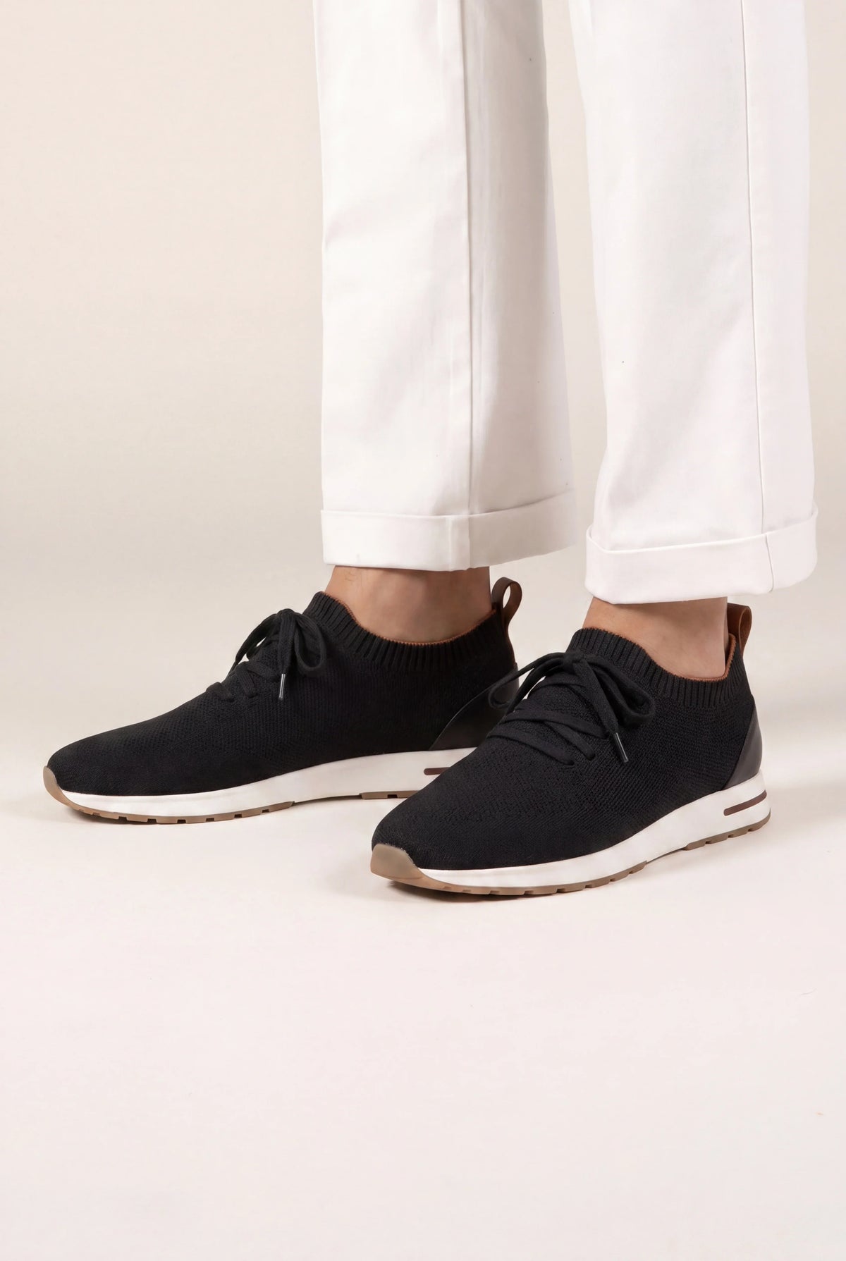 Light Black Active Knit Sneaker