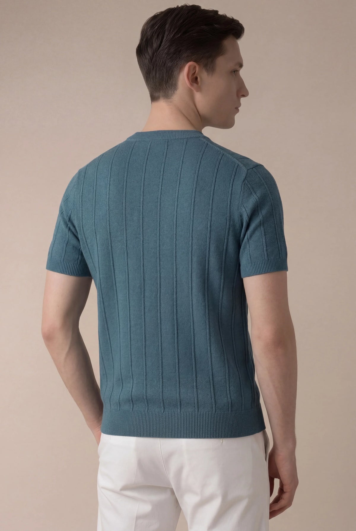 Camiseta Azul Avio Elegante