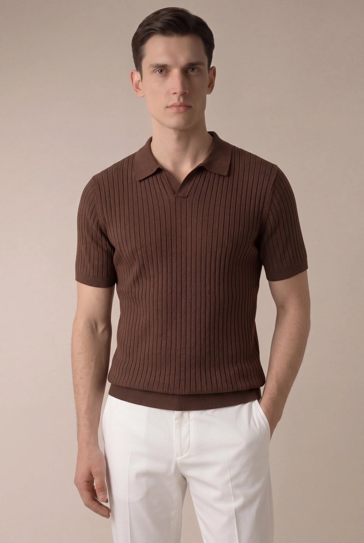 Polo Cortina marron