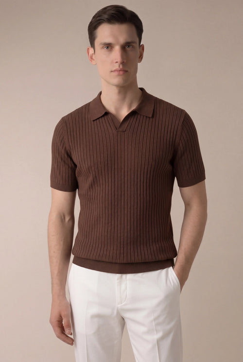Polo Cortina marron