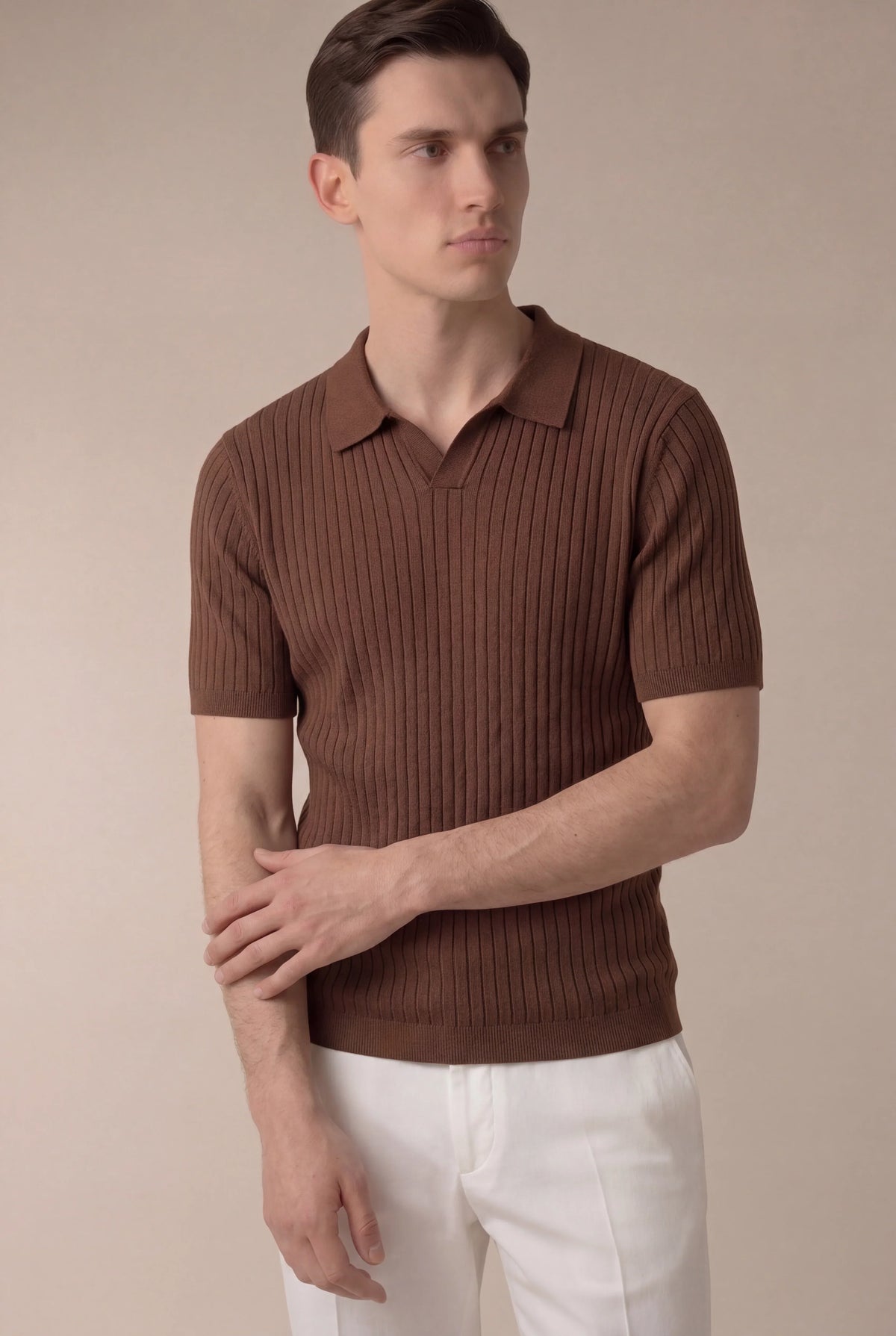 Polo Cortina marron
