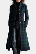 Rebecca | Manteau Élégant À Carreaux Intemporel