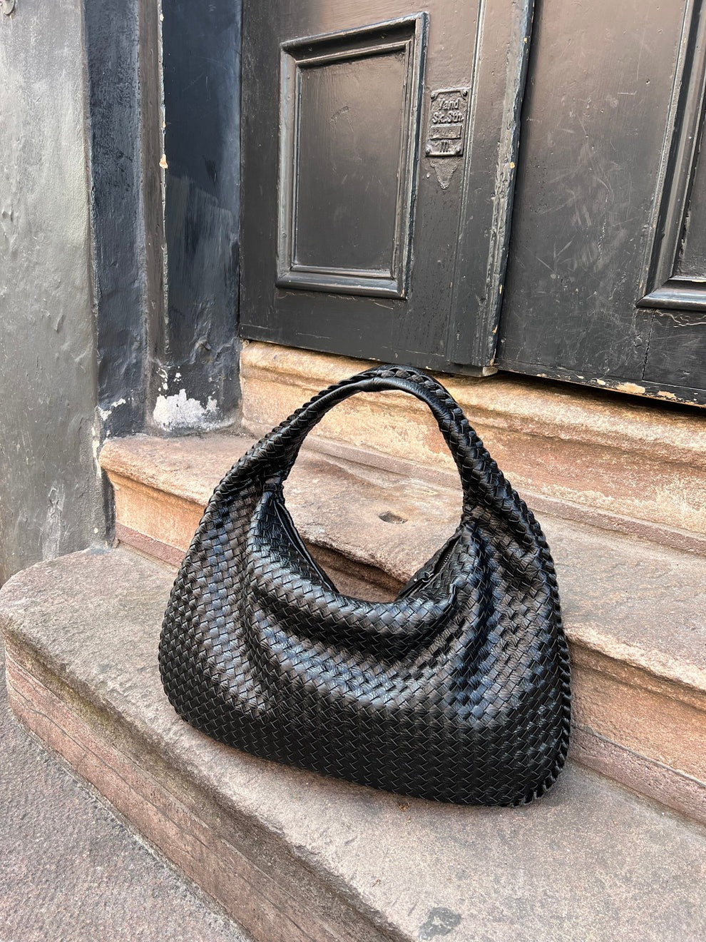 Sac hobo tressé élégant