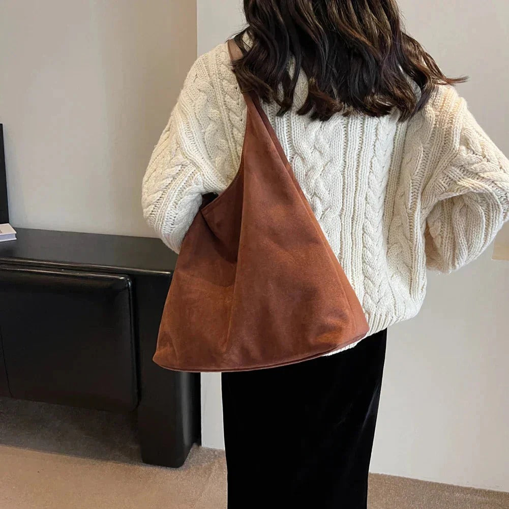 Sac hobo en cuir souple
