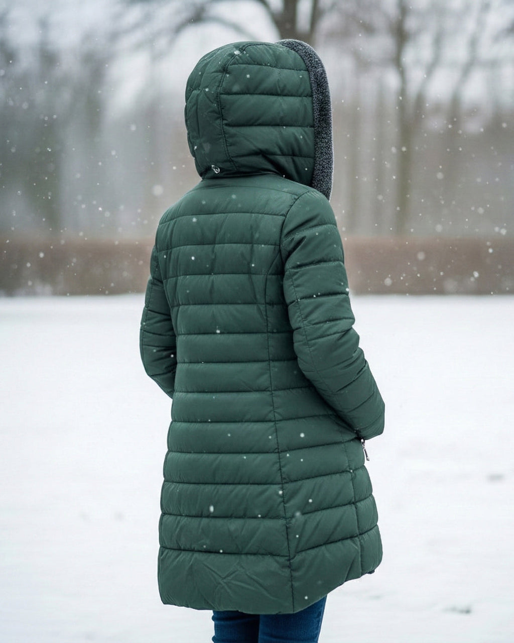 Manteau matelassé doublé polaire