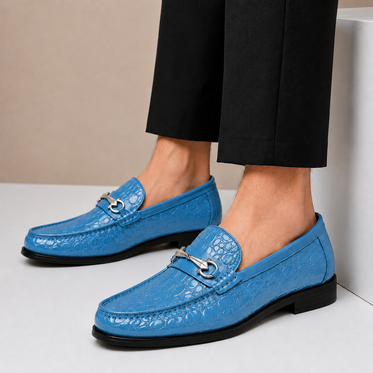 Mocassins Dorvaro en Cuir Embossé