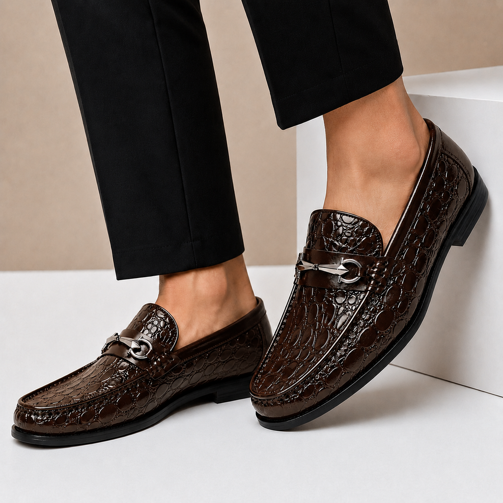 Mocassins Dorvaro en Cuir Embossé