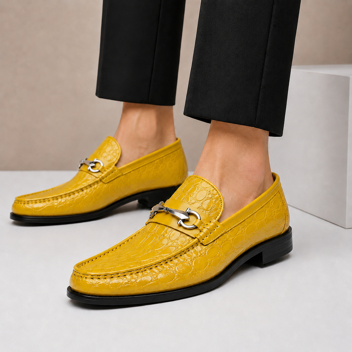 Mocassins Dorvaro en Cuir Embossé