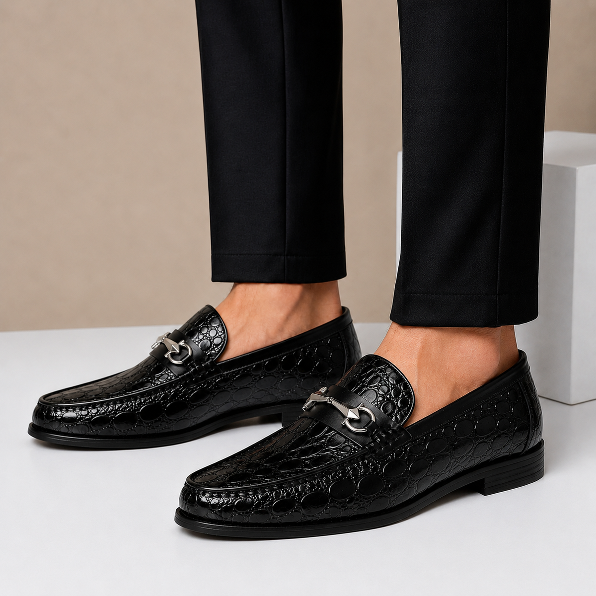 Mocassins Dorvaro en Cuir Embossé