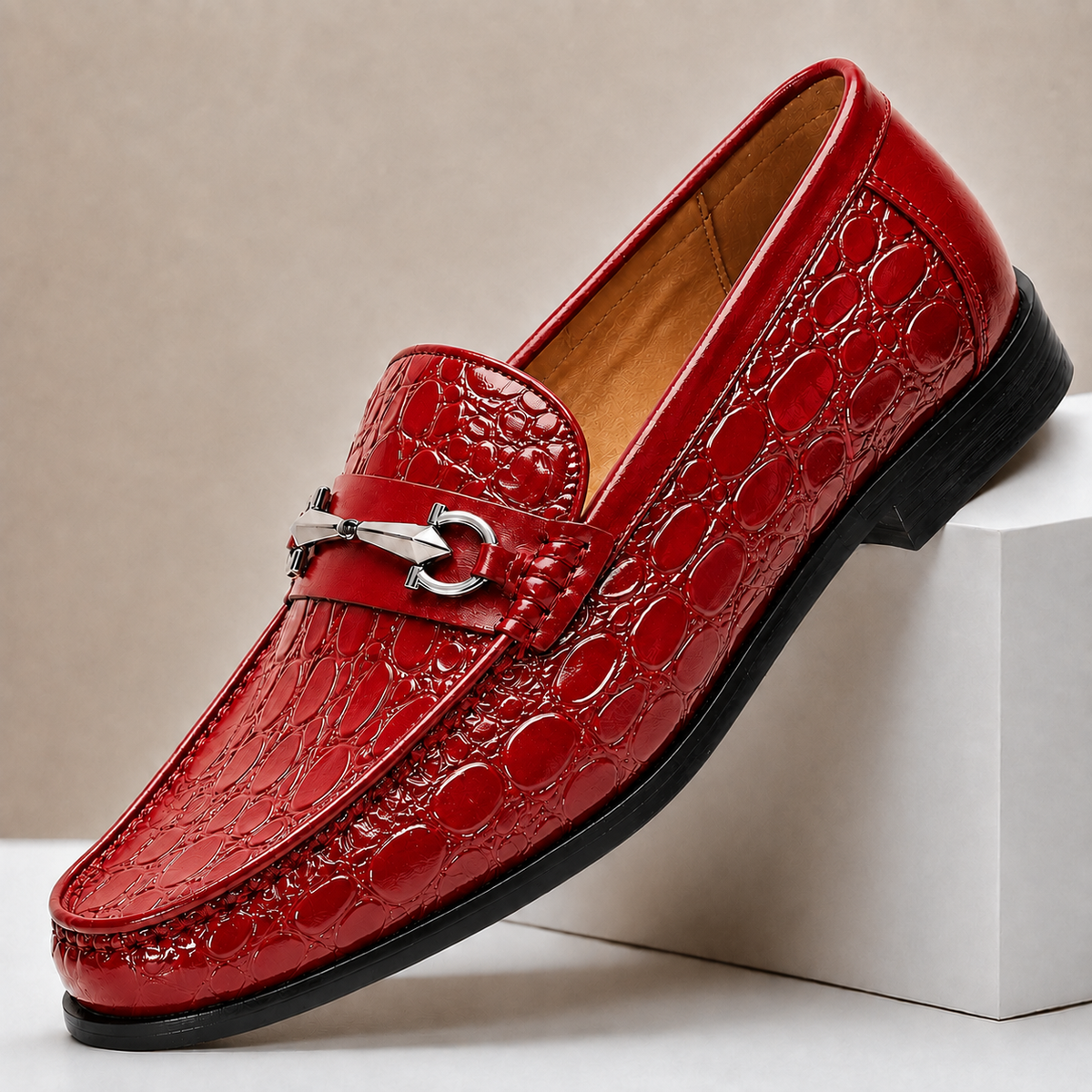 Mocassins Dorvaro en Cuir Embossé