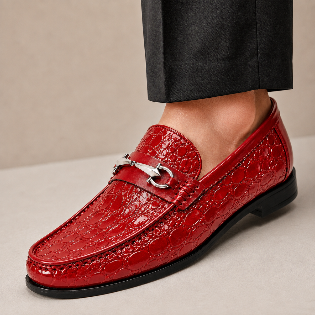 Mocassins Dorvaro en Cuir Embossé