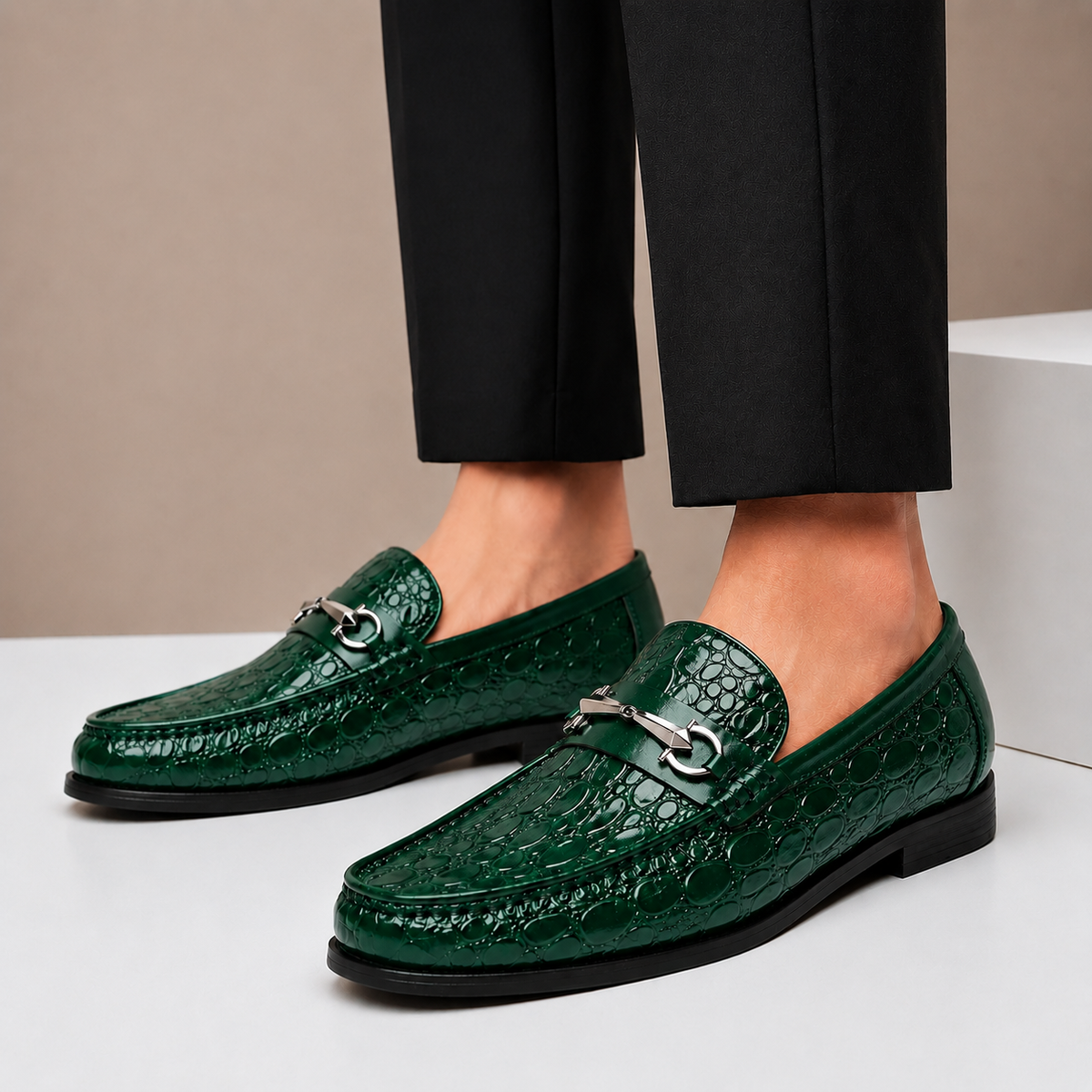 Mocassins Dorvaro en Cuir Embossé