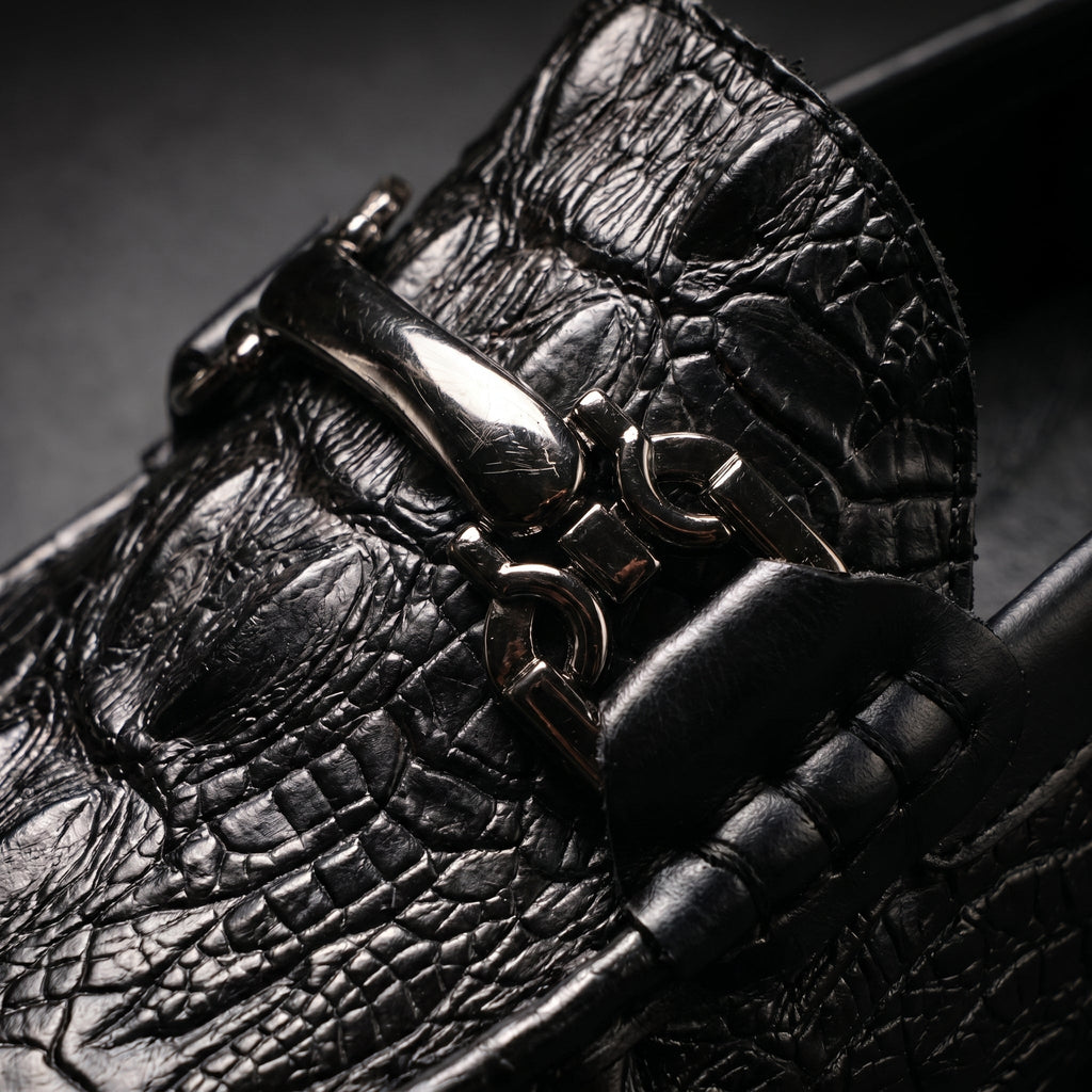 Mocassins Vareno Effet Crocodile