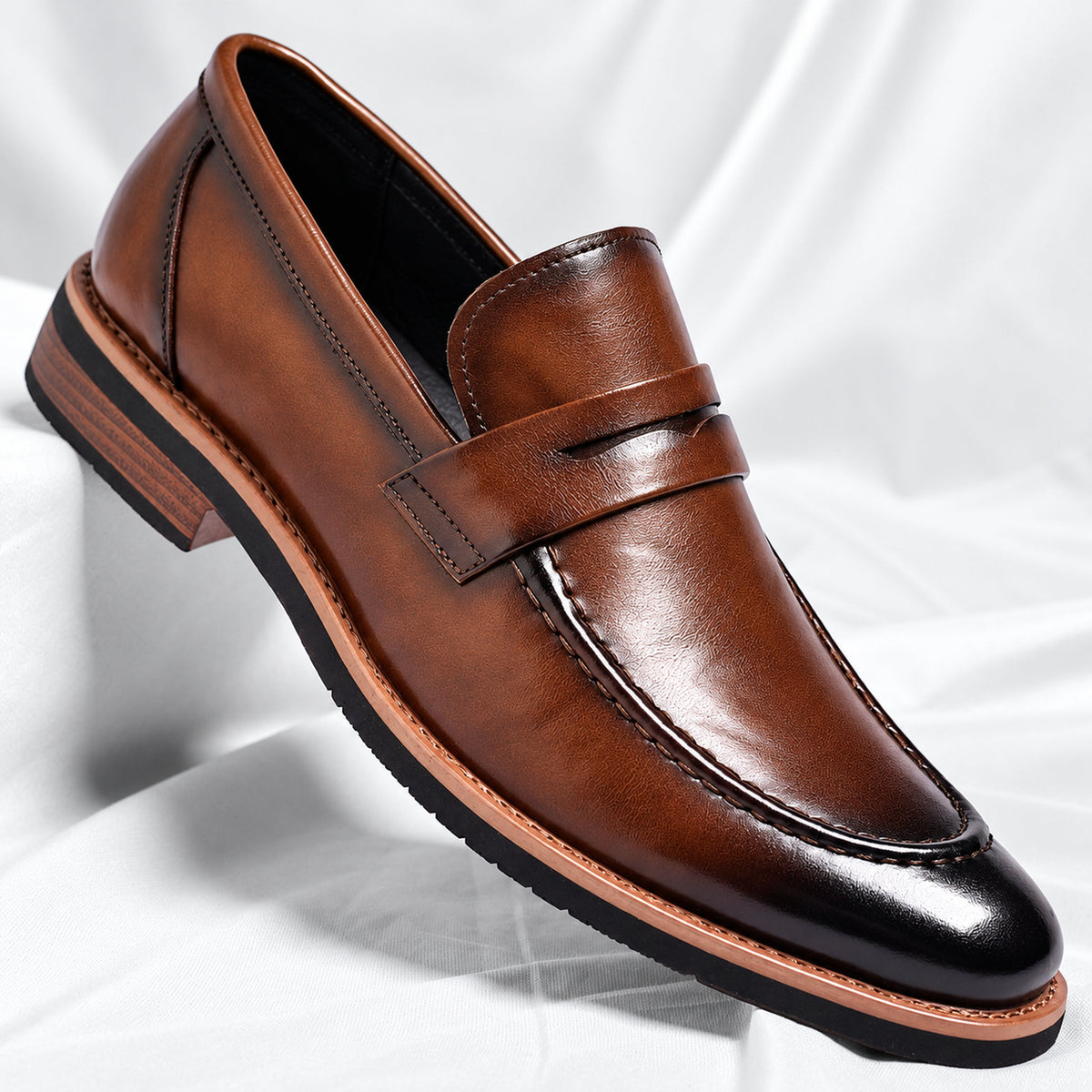 Mocassins Veneto en Cuir Italien