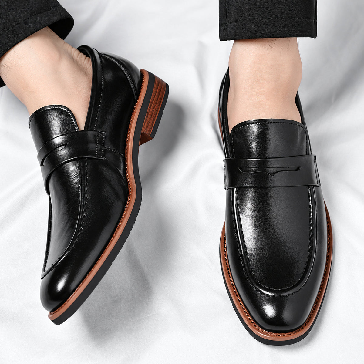 Mocassins Veneto en Cuir Italien