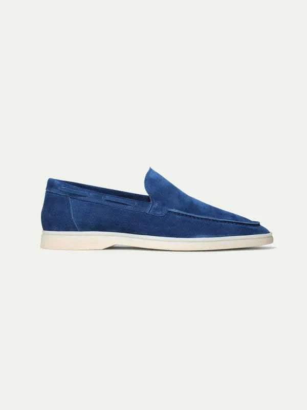 Mocassin Classique en Daim – Gris clair