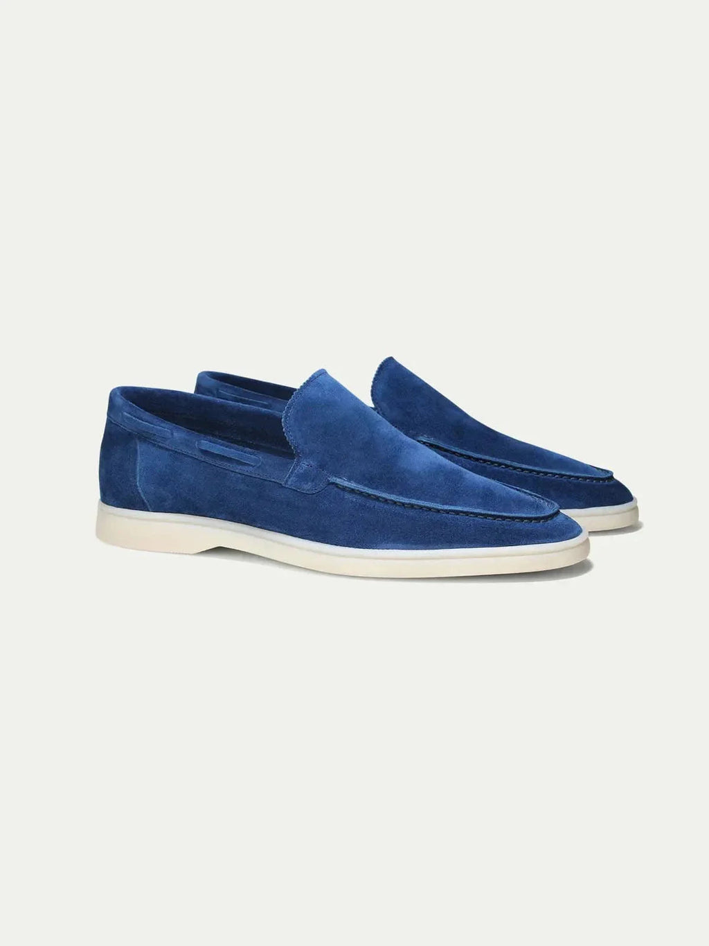 Mocassin Classique en Daim – Bleu roi