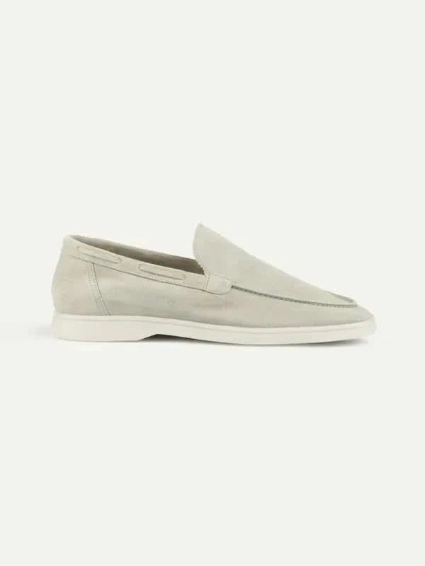 Mocassin Classique en Daim – Bleu roi