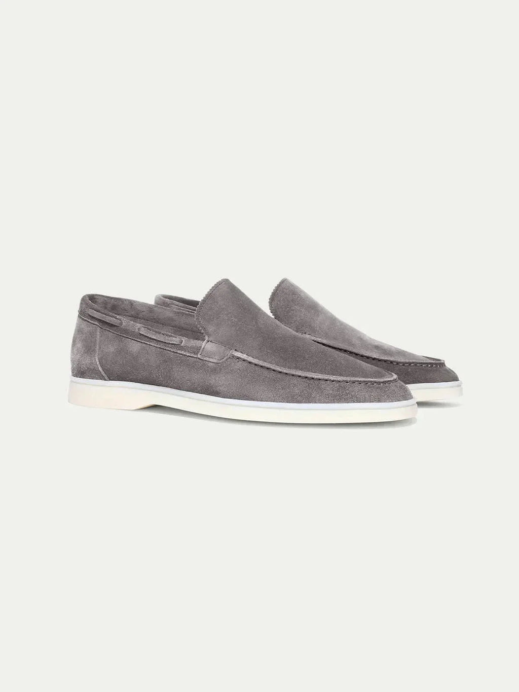 Mocassin Classique en Daim – Gris