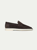 Mocassin Classique en Daim – Marron