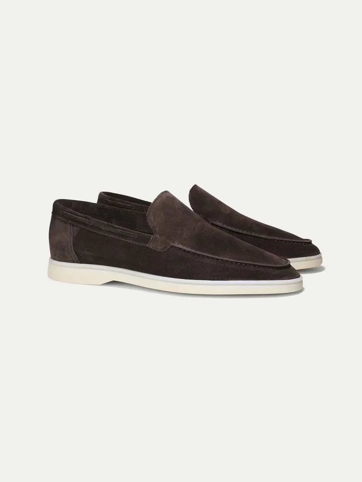 Mocassin Classique en Daim – Marron