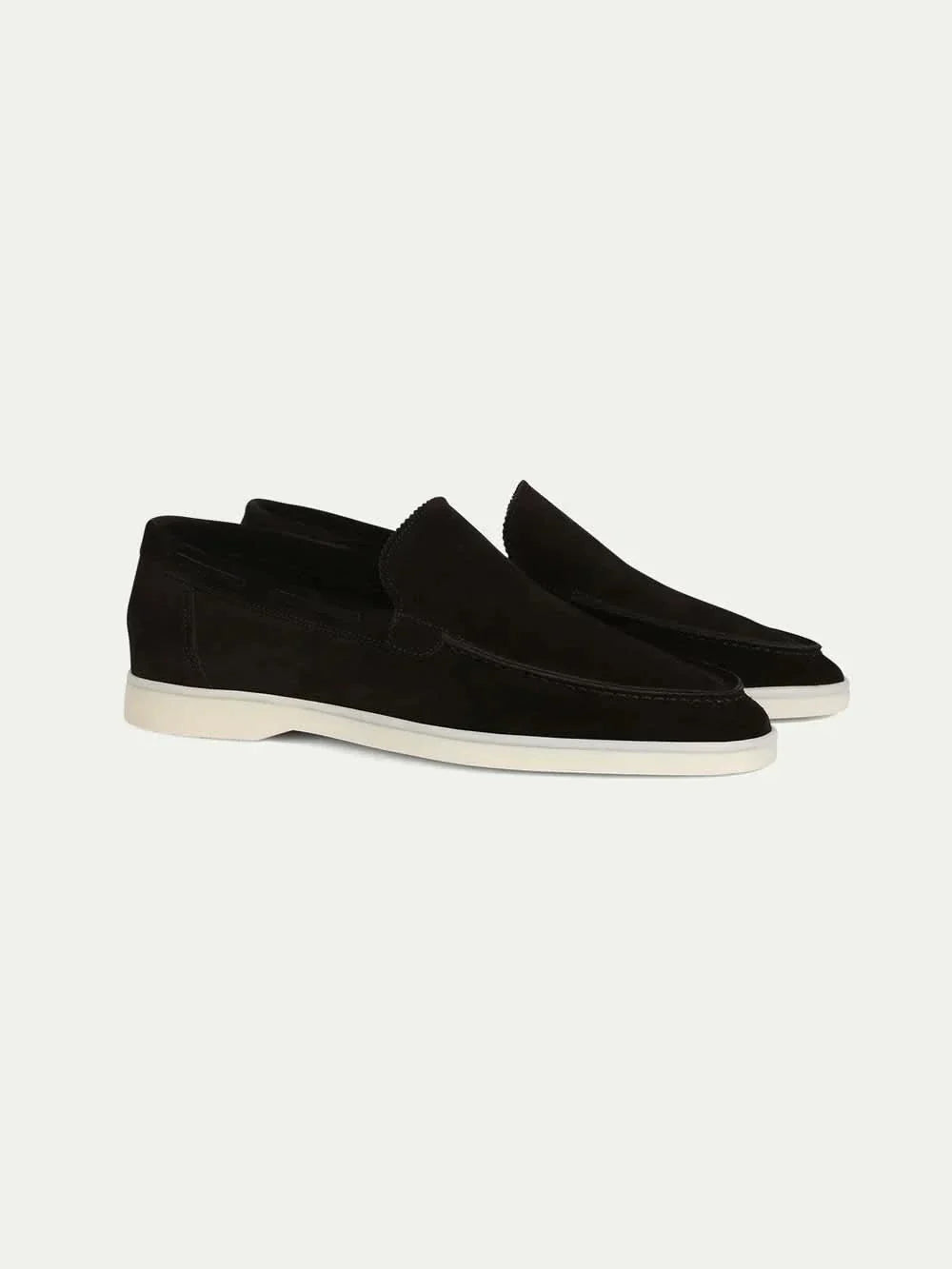 Mocassin Classique en Daim – Noir