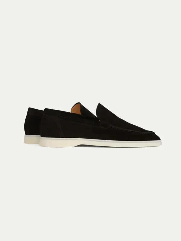 Mocassin Classique en Daim – Noir