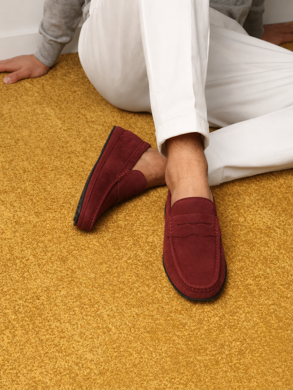 Mocassin Driver Riviera – Rouge