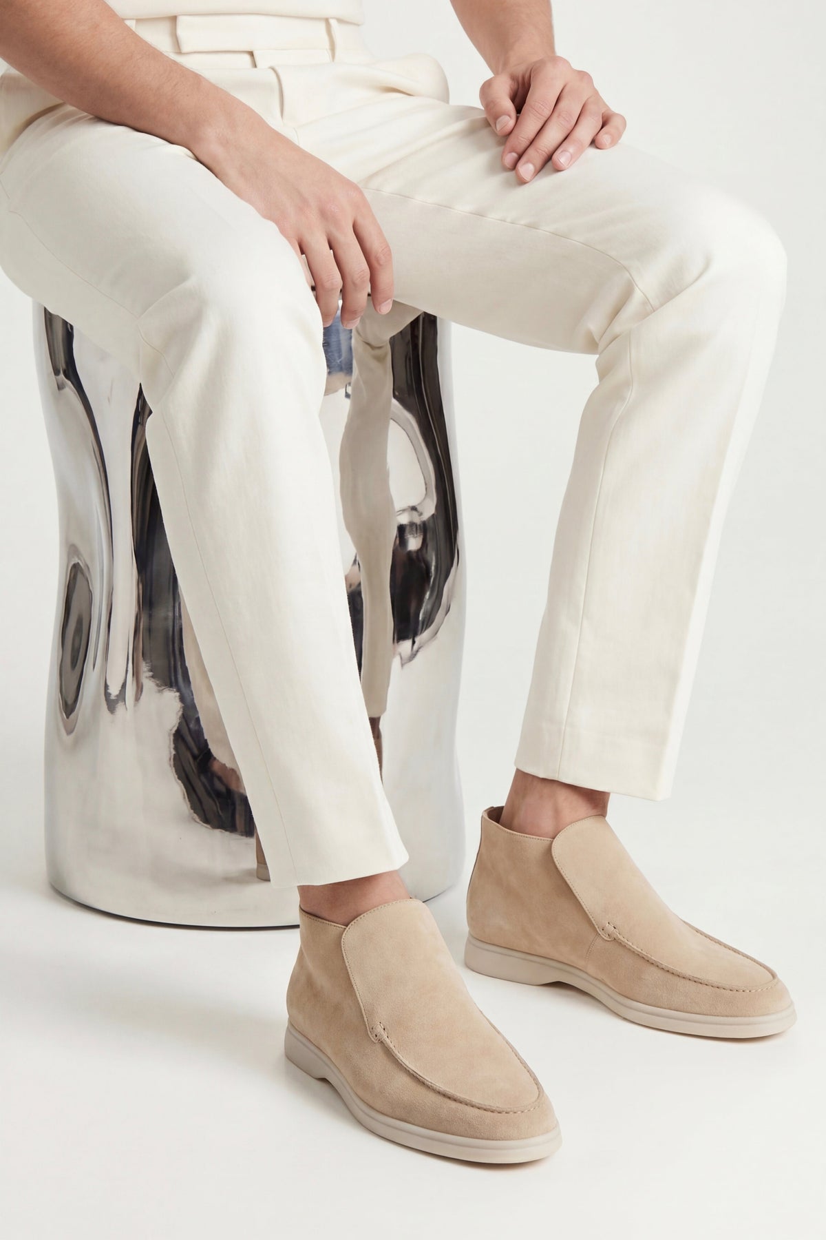 Mocassin Monaco en Daim – Beige