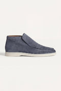 Mocassin Monaco en Daim – Bleu