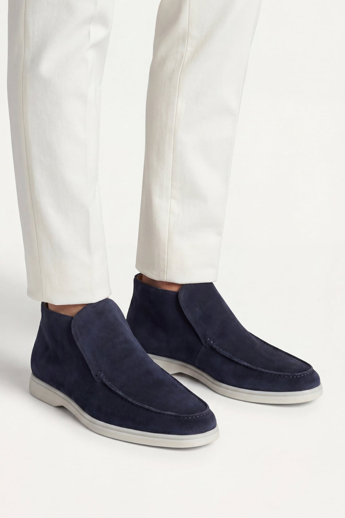 Mocassin Monaco en Daim – Bleu marine