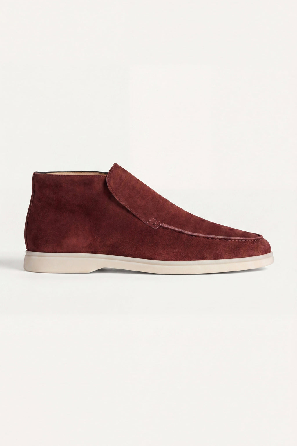 Mocassin Monaco en Daim – Bordeaux