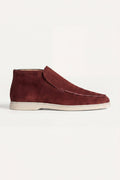 Mocassin Monaco en Daim – Bordeaux