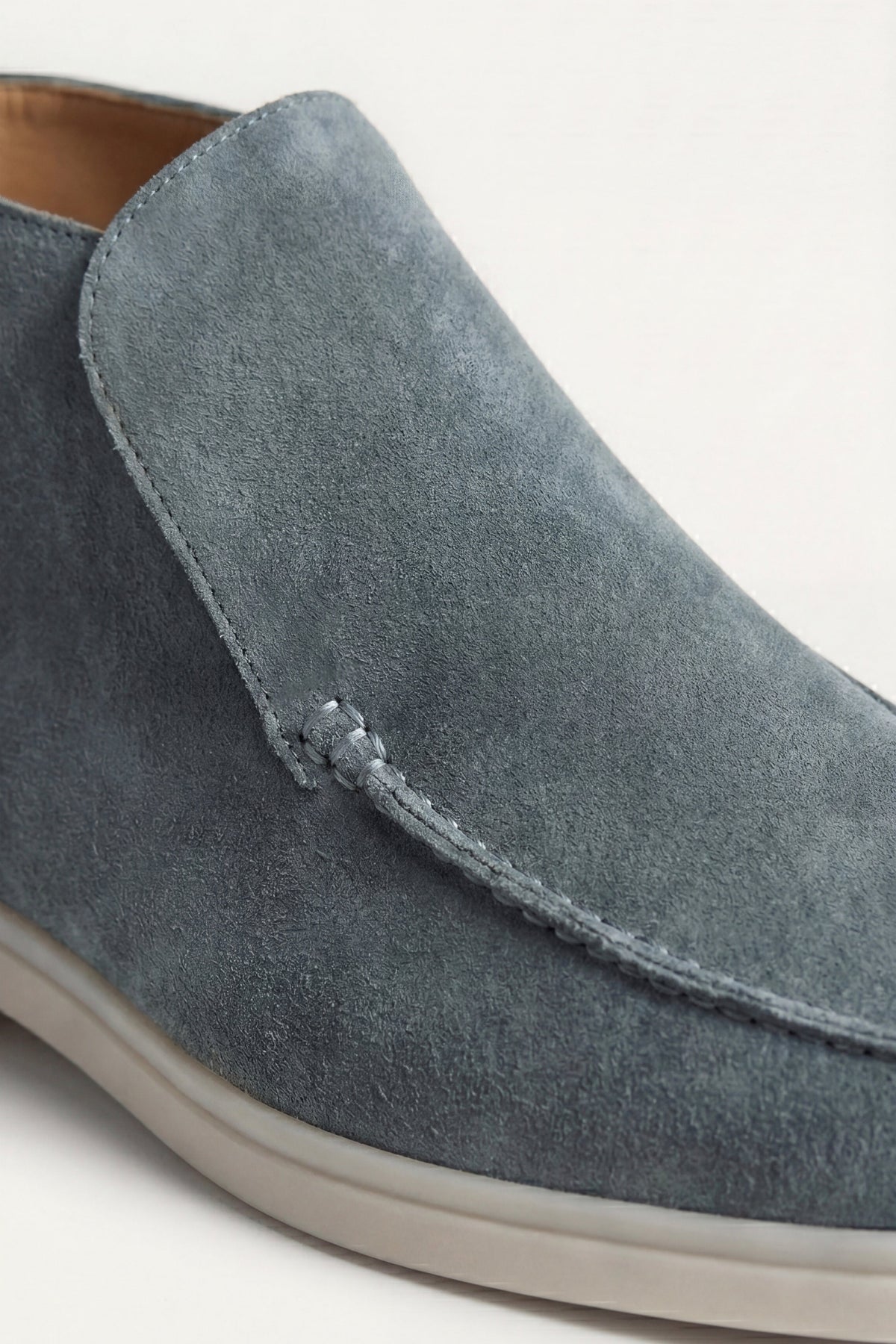 Mocassin Monaco en Daim – Vert menthe