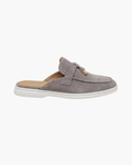 Mocassin Mule Mediterraneo en Daim – Gris clair