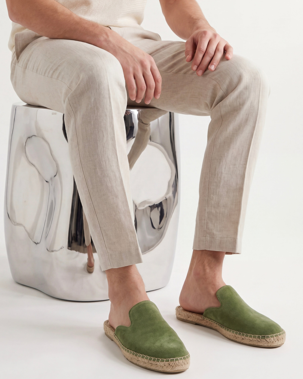 Mocassin Mule Portofino Yacht – Vert