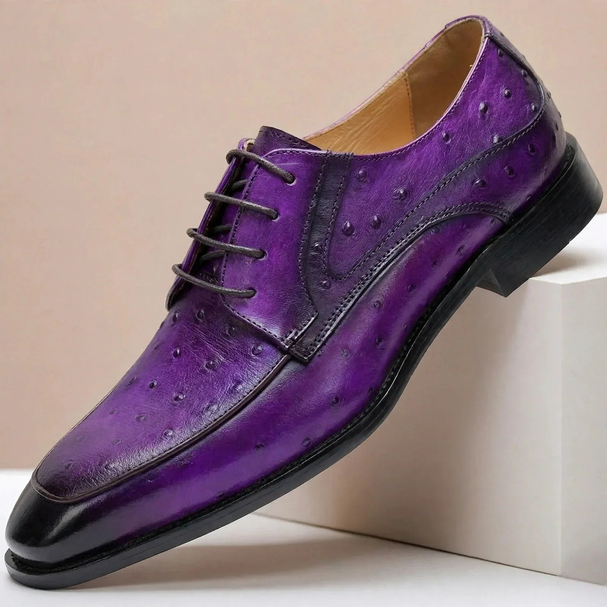 Chaussures Habillées Tavero en Cuir Pleine Fleur