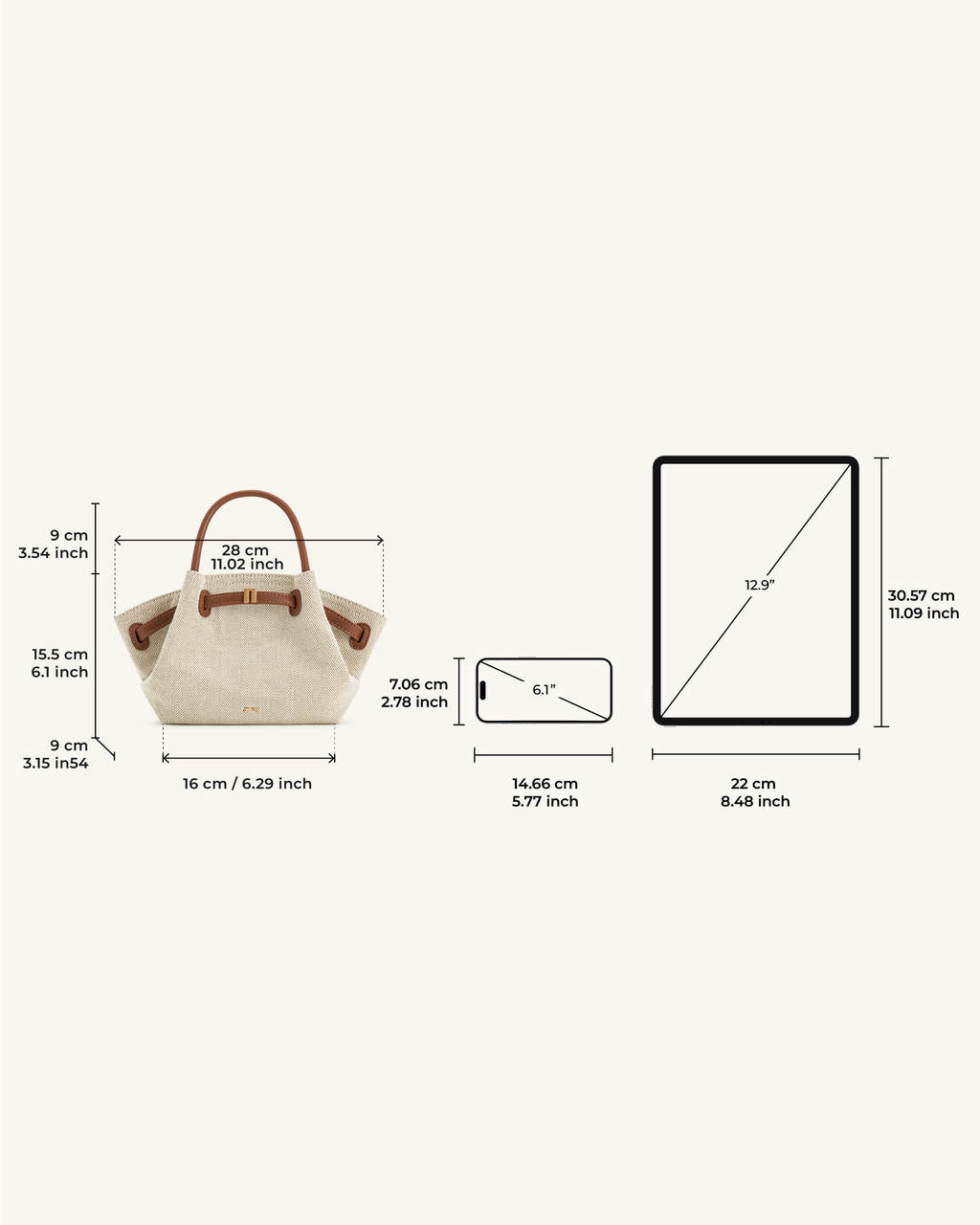 SAC KATELLE RAFFIA
