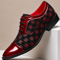 Chaussures Habillées Valente en Cuir à Motif Géométrique