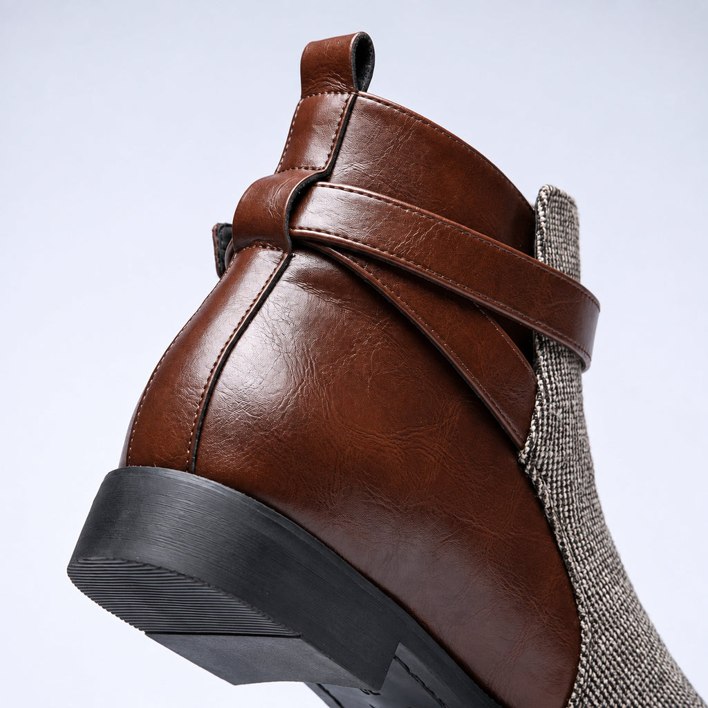 Bottines Lucano en Velours Côtelé
