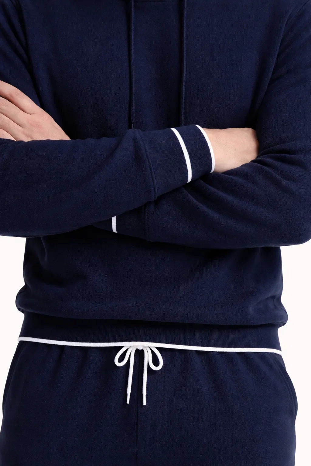 Ensemble Signature bleu marine à capuche