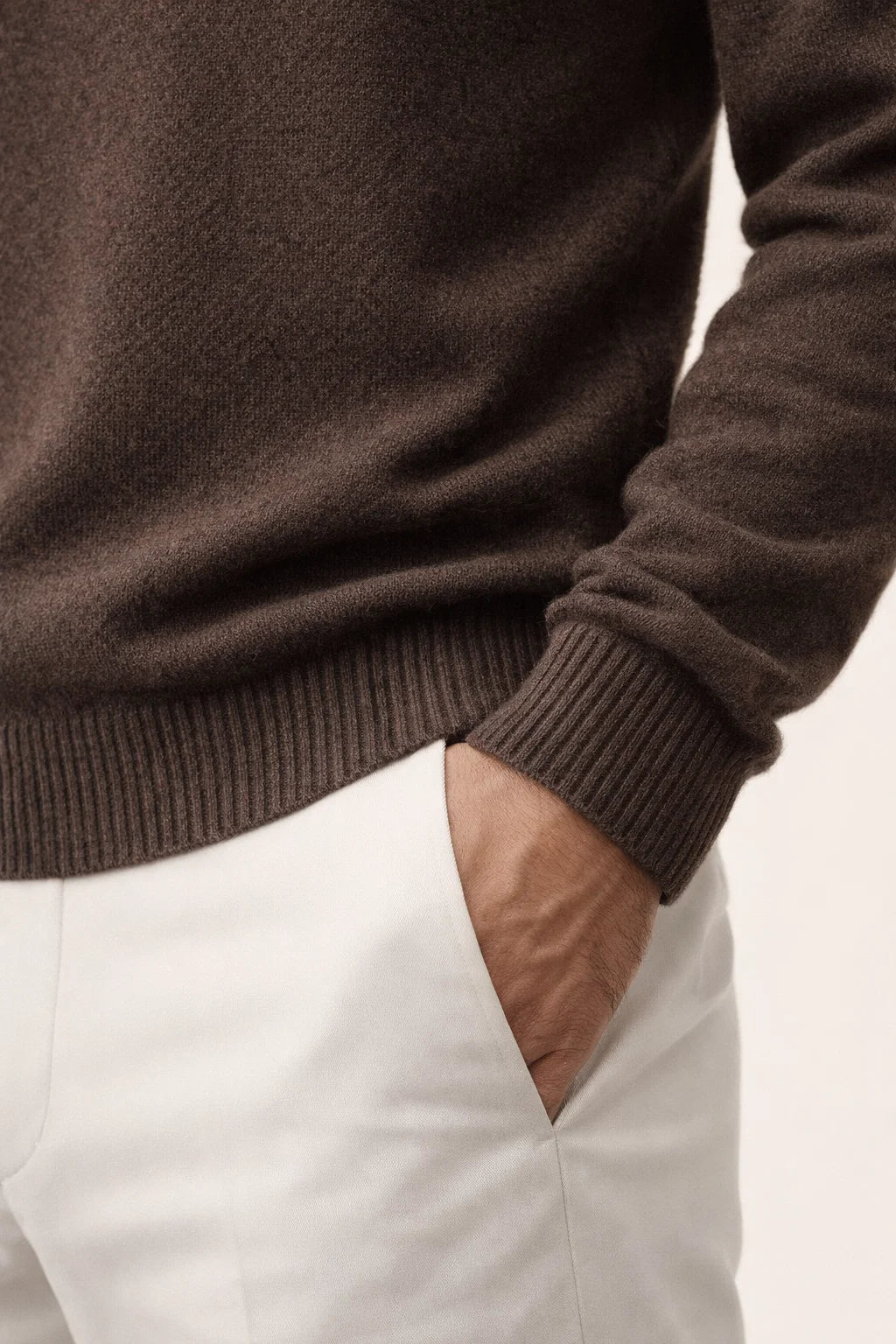 Veste zippée Leonard marron