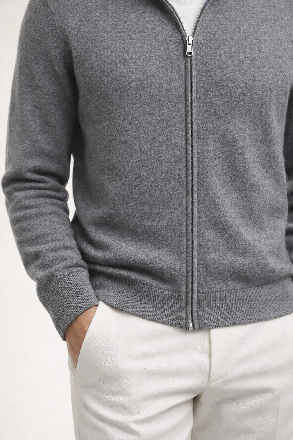 Veste zippée réversible Georgio bleu marine