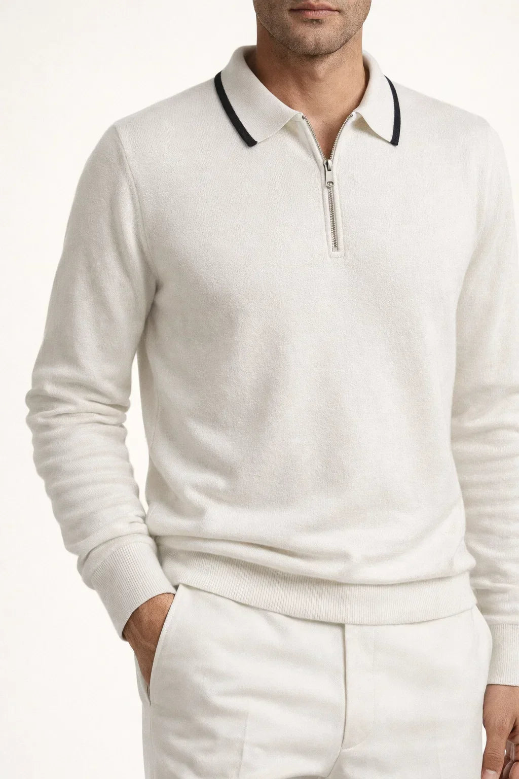 Polo City blanc extrafin