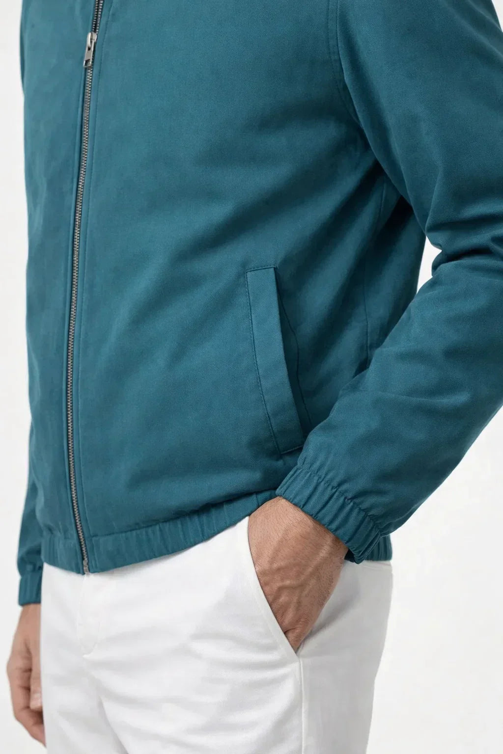 Veste technique bleu sarcelle